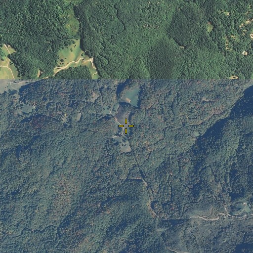 Aerial/Satellite Image of Maple Spring Gap, NC