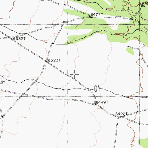 Topographic Map of Redrock Valley, AZ
