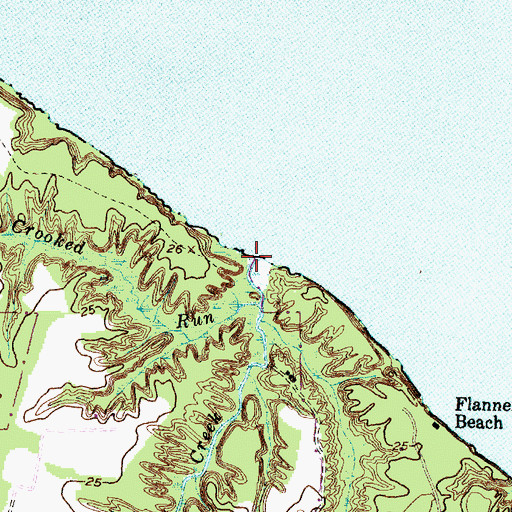 Topographic Map of Otter Creek, NC