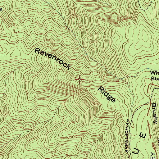 Topographic Map of Ravenrock Ridge, NC