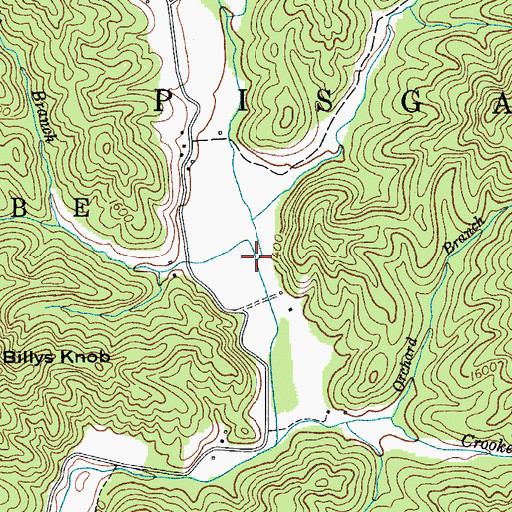 Topographic Map of Stein Branch, NC