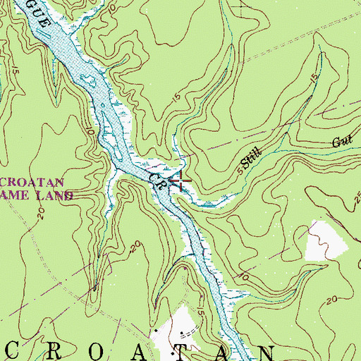 Topographic Map of Still Gut, NC