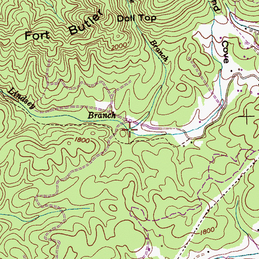 Topographic Map of Stillhouse Branch, NC