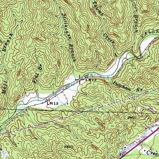 Topographic Map of Stillhouse Branch, NC