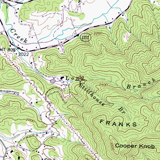 Topographic Map of Stillhouse Branch, NC