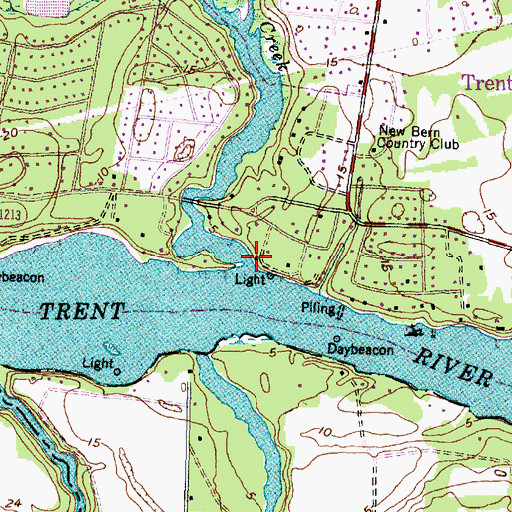 Topographic Map of Wilson Creek, NC