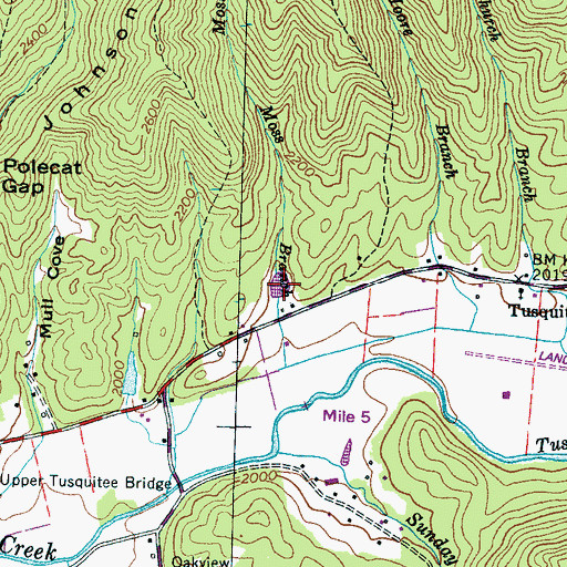 Topographic Map of Neal Cabe Lake, NC