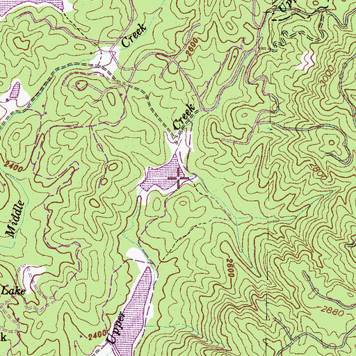 Topographic Map of Shearin Pond, NC