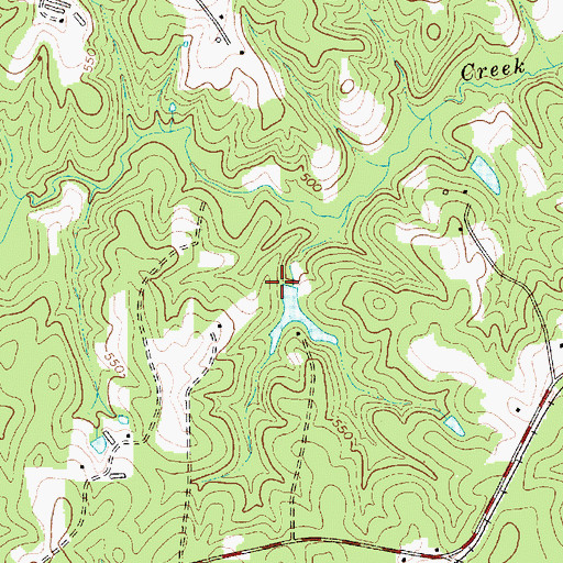 Topographic Map of Hussey Dam, NC