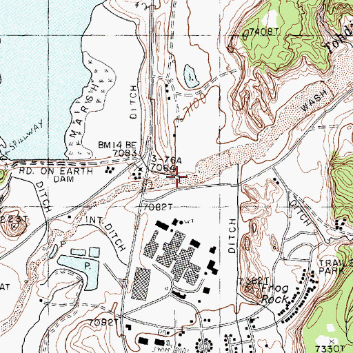 Topographic Map of Red Valley, AZ