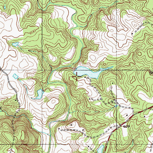 Topographic Map of Foster Pond Dam, NC