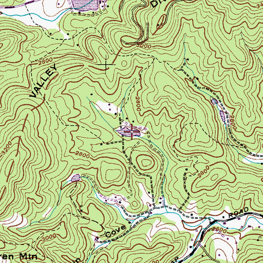 Topographic Map of Lake Evens, NC