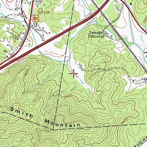 Topographic Map of Taylors Lake, NC