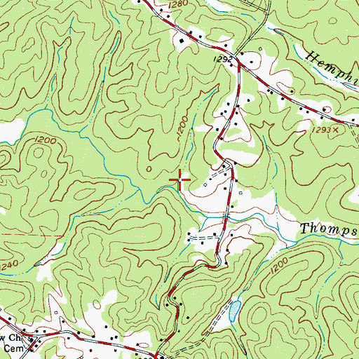 Topographic Map of Structure Number Eight Lake, NC