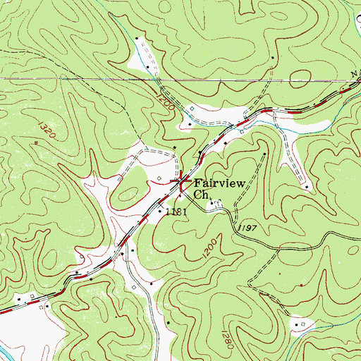 Topographic Map of Joy, NC