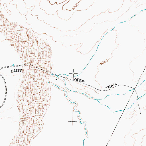 Topographic Map of Red Water Wash, AZ