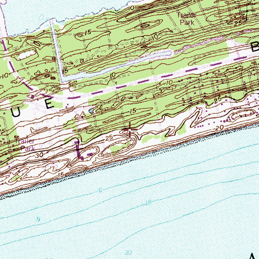Topographic Map of Sound of the Sea, NC