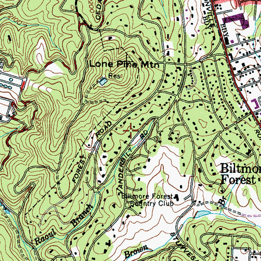 Topographic Map of Rosebank Park, NC
