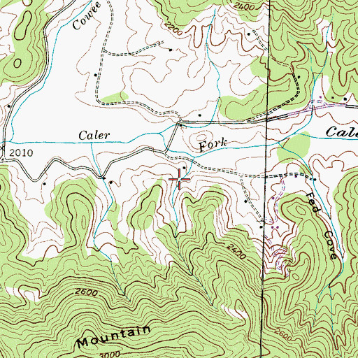 Topographic Map of Yukon Mine, NC