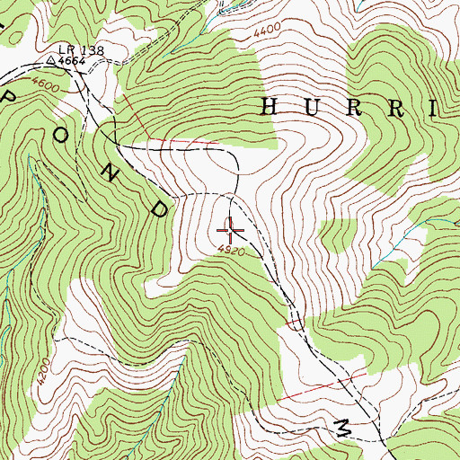 Topographic Map of Stone Mountains, NC