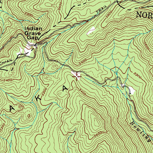 Topographic Map of Poplar Hunt Camp, NC