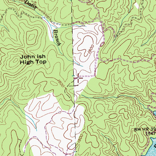 Topographic Map of Beech Creek Seed Orchard, NC