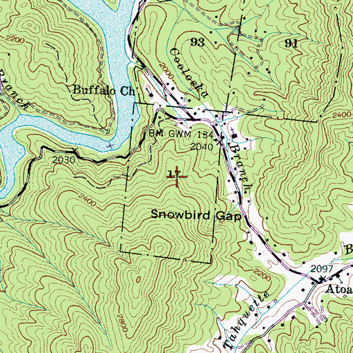 Topographic Map of 17 Land Tract, NC