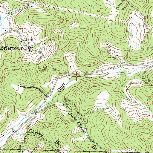 Topographic Map of Otter Creek School, NC