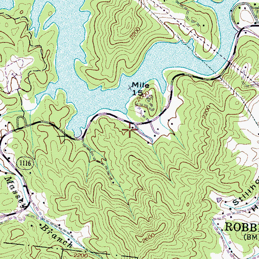 Topographic Map of Cheoah Ranger District Office, NC