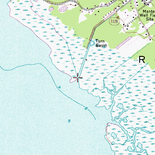Topographic Map of Deep Wear Point, NC