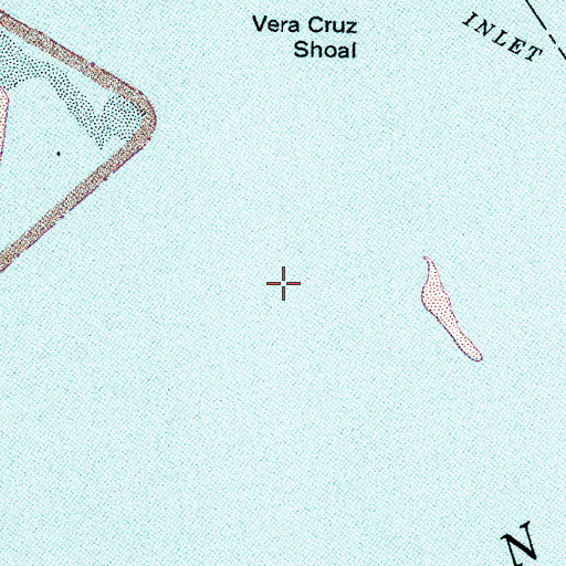 Topographic Map of Amity Shoal (historical), NC