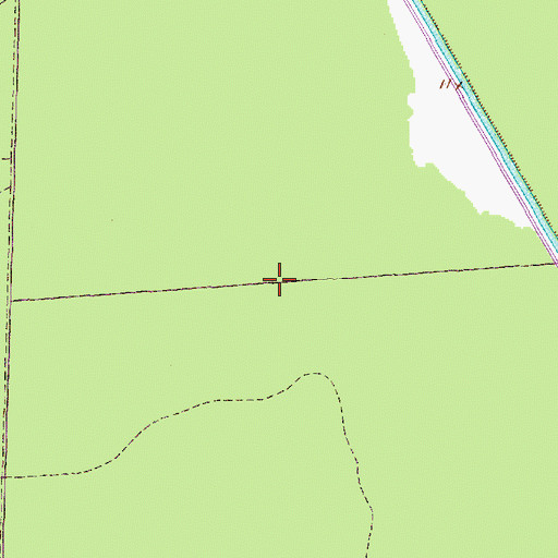 Topographic Map of Aramuskeet, NC