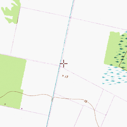 Topographic Map of Long Ridge, NC