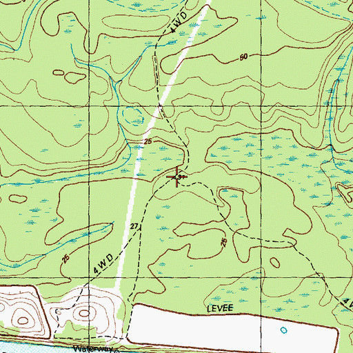 Topographic Map of Paris (historical), NC