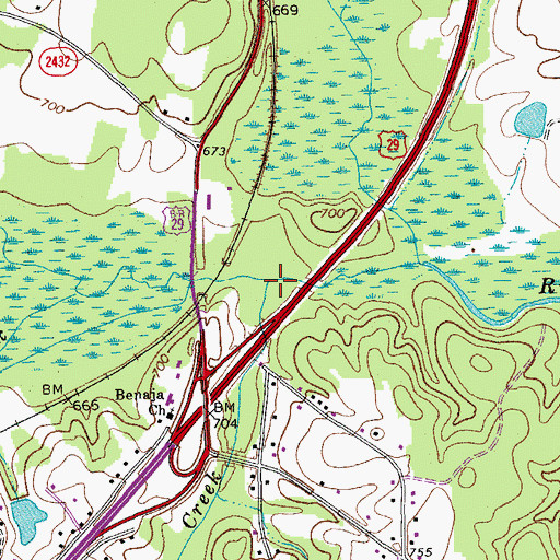 Topographic Map of Candy Creek, NC