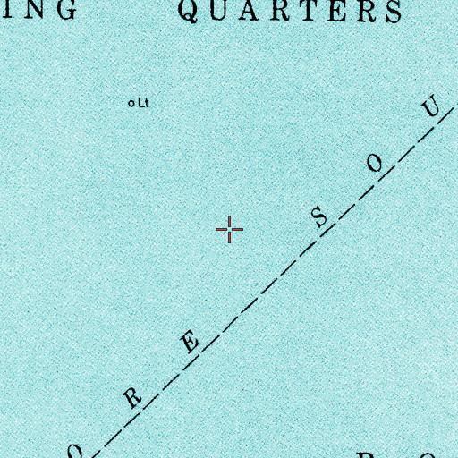 Topographic Map of Core Sound, NC