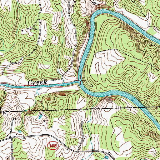 Topographic Map of Fork Creek, NC