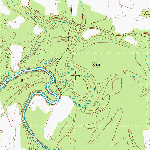 Topographic Map of Horse Landing, NC
