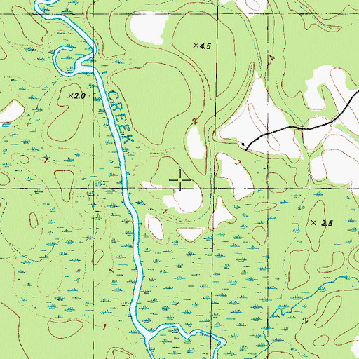 Topographic Map of Ipock Landing, NC