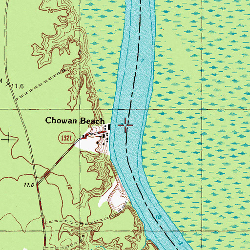 Topographic Map of Mount Gallows, NC
