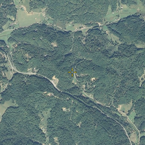 Aerial/Satellite Image of Murray Gap, NC