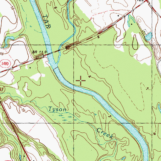 Topographic Map of Pillsboro Landing, NC