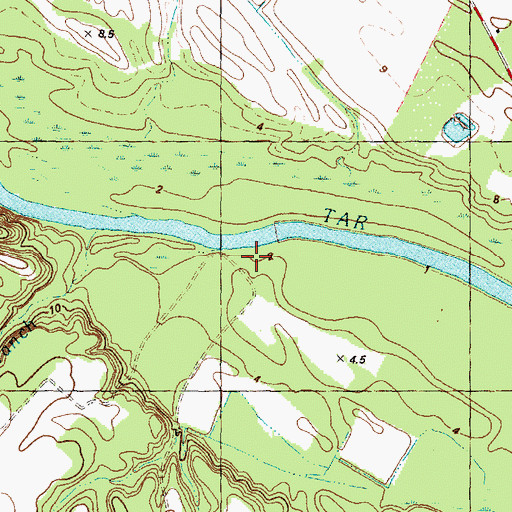 Topographic Map of Randolph Landing, NC