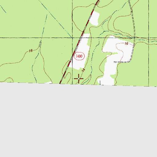 Topographic Map of Resoe Creek, NC