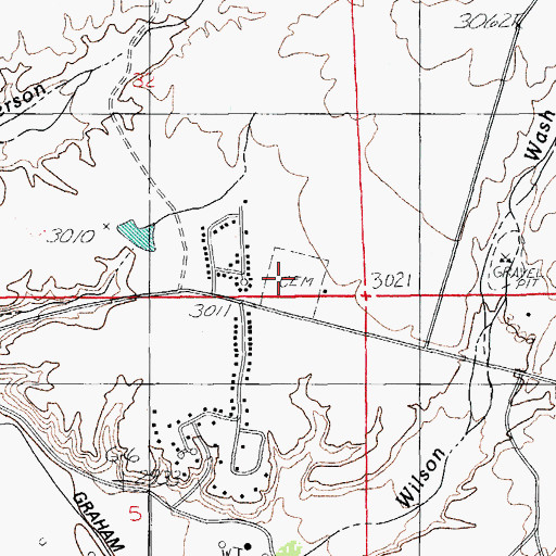 Topographic Map of Rest Haven Memorial Gardens, AZ