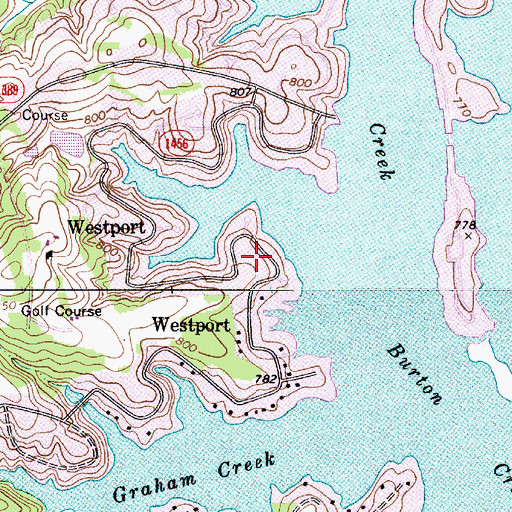 Topographic Map of Westport, NC