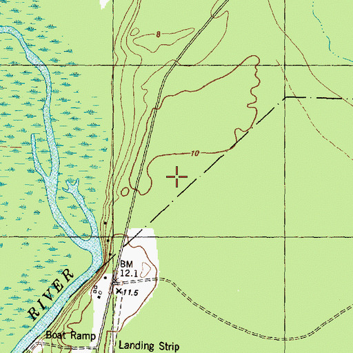 Topographic Map of Exeter (historical), NC