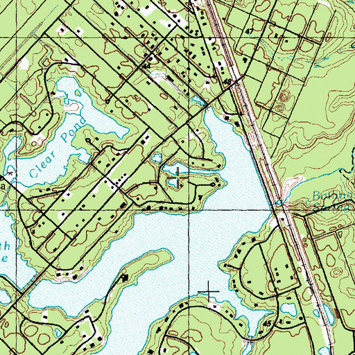 Topographic Map of Patricia Lake, NC