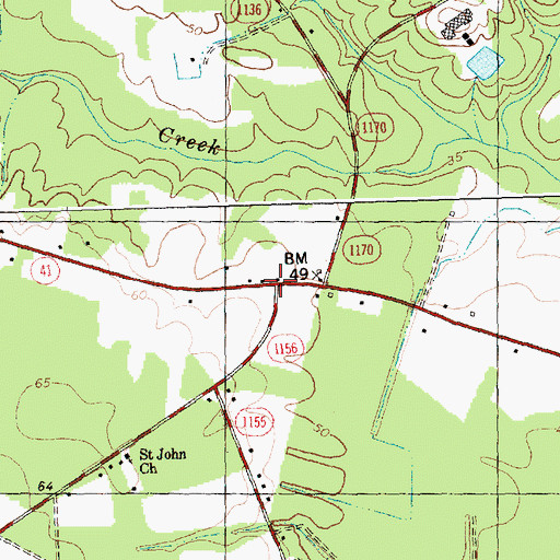 Topographic Map of Safe, NC