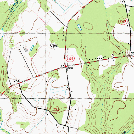Topographic Map of Hardison Crossroads, NC